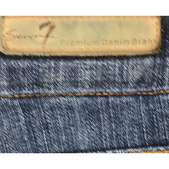 Seven7 Premium Denim Bootcut Dark Wash Jeans Women’s Size 32 - Picture 6 of 12
